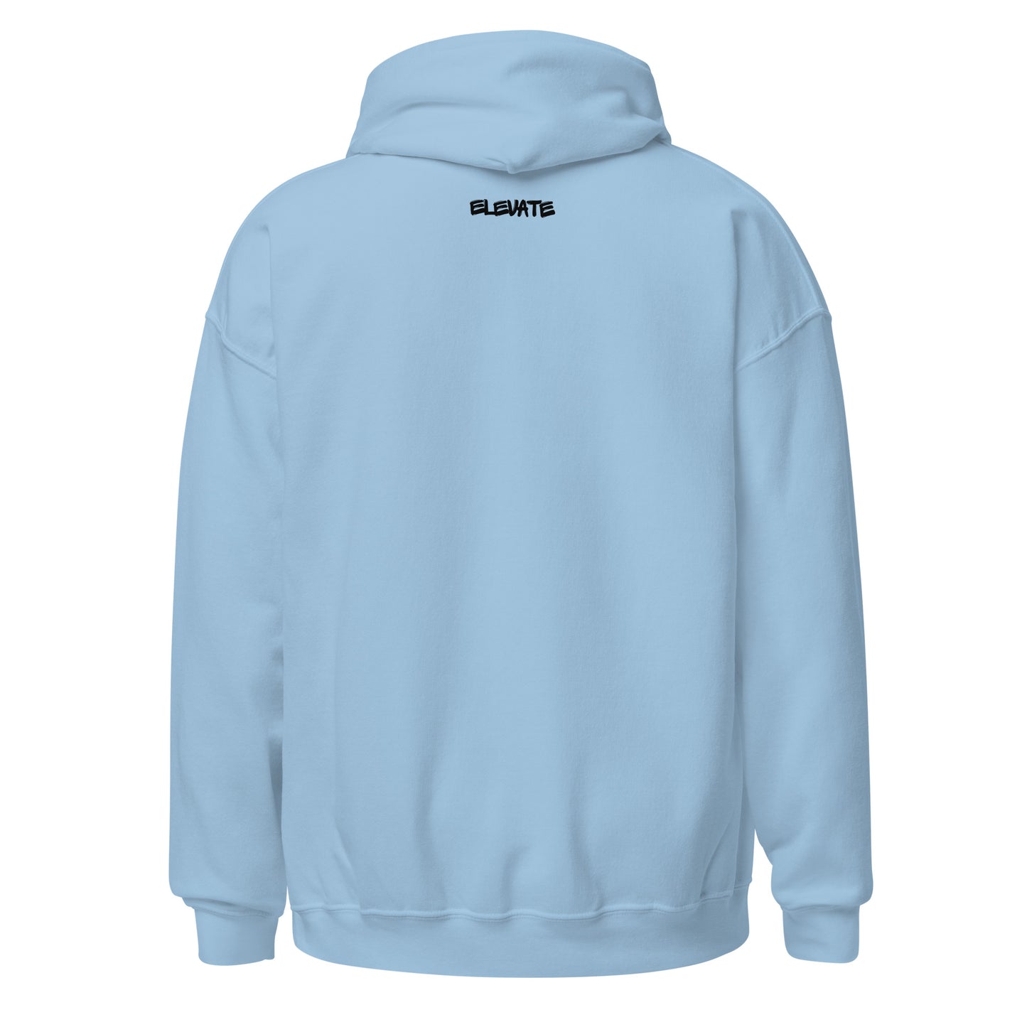 Elevate Unisex Hoodie Black letters