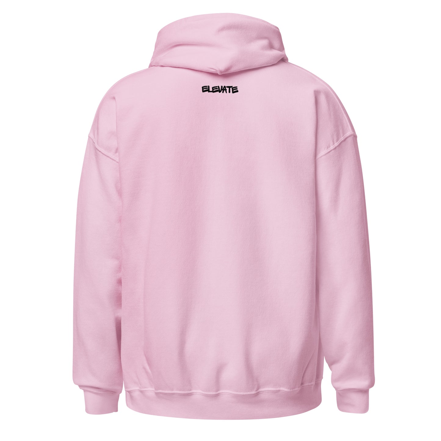 Elevate Unisex Hoodie Black letters
