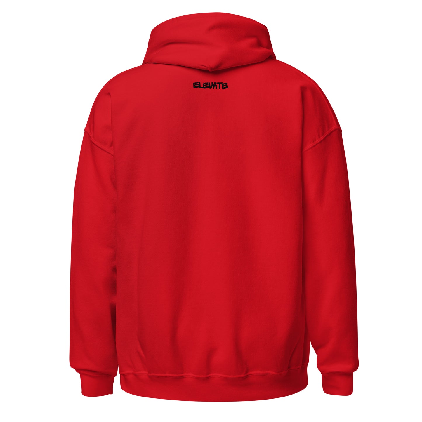 Elevate Unisex Hoodie Black letters