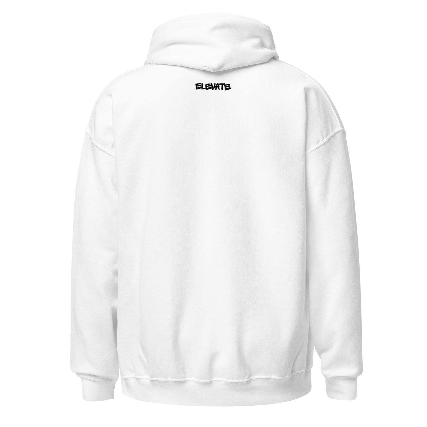 Elevate Unisex Hoodie Black letters