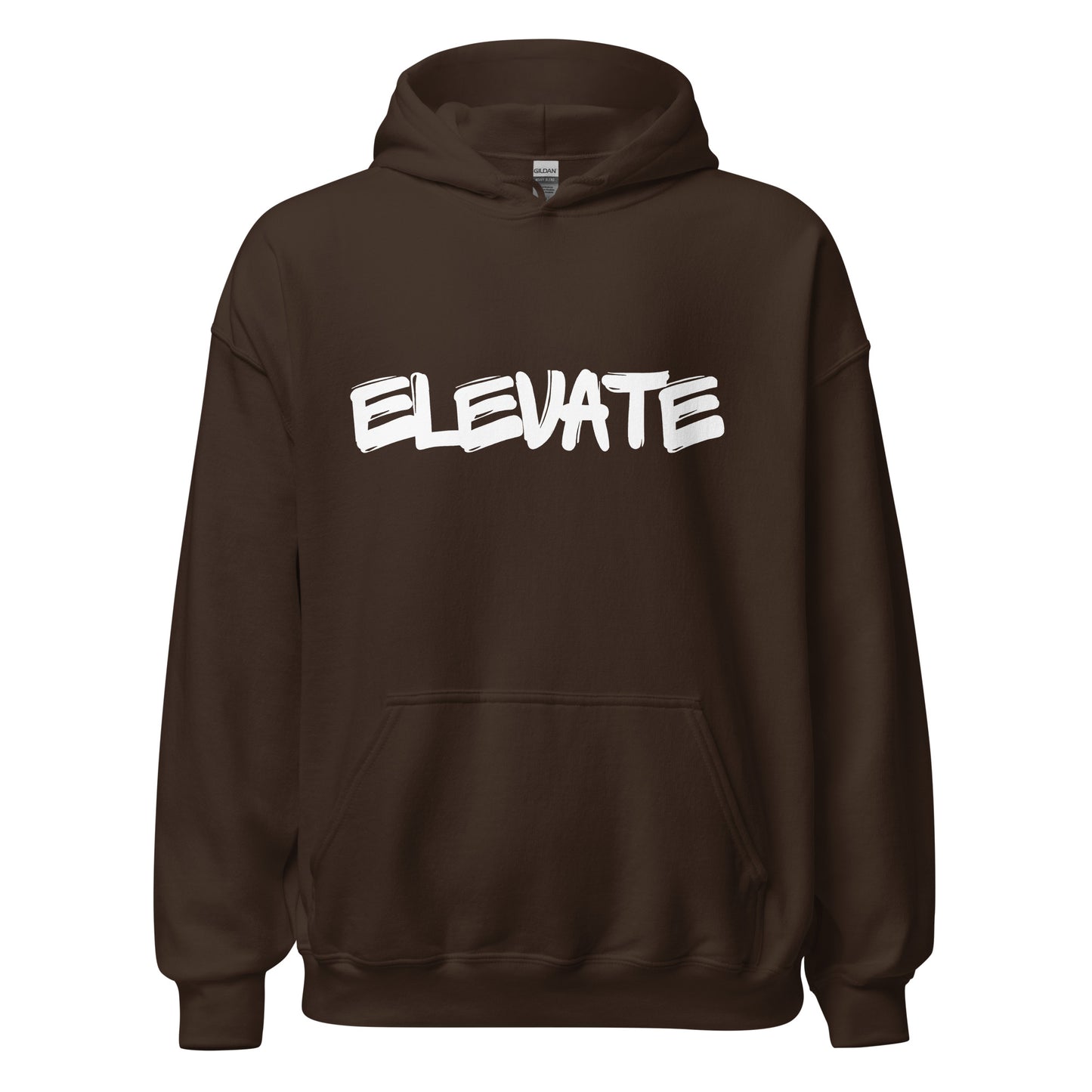 Elevate Unisex Hoodie white letters