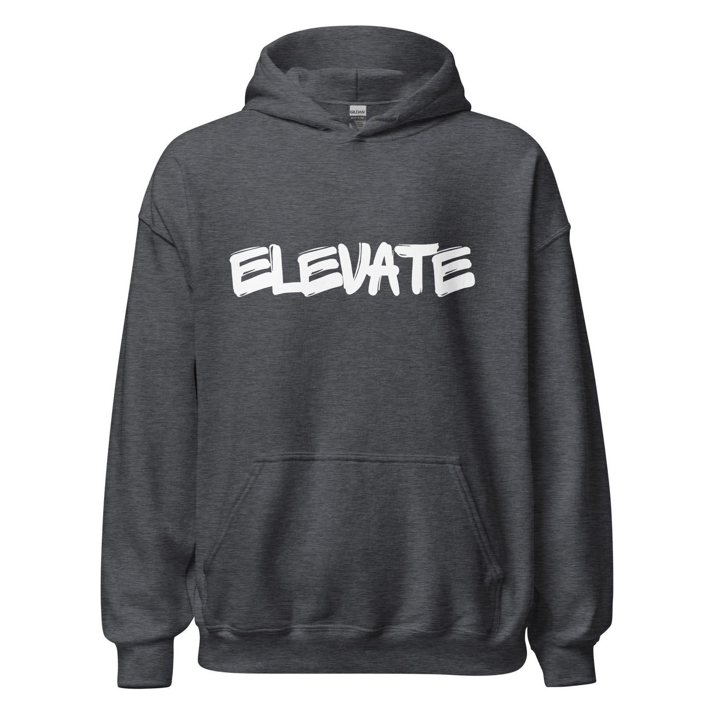 Elevate Unisex Hoodie white letters