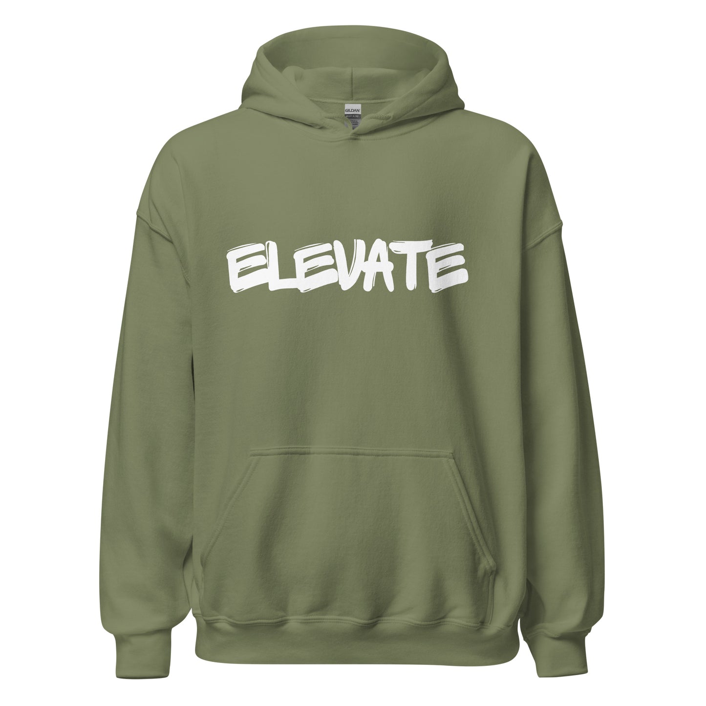 Elevate Unisex Hoodie white letters